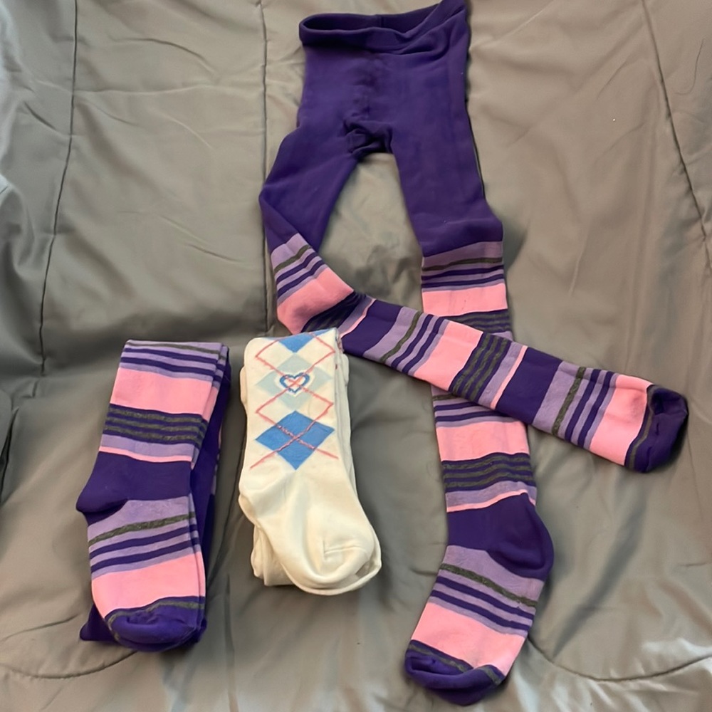 NWOT Amazon Essentials Girls Tights